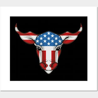 American cow Posters and Art